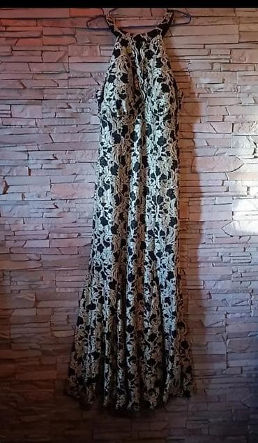 b 5: Вечернее платье, Русалка, Длинная модель, Без рукавов, 6XL — 4