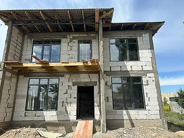 каркас дом: Двухэтажный дом (коробка с крышей и окнами) - Конструкция — 3