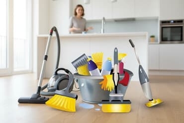 графика coreldraw graphics suite: Уборка помещений, | Генеральная уборка, | Квартиры — 1