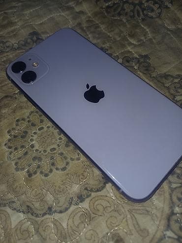 Техника и электроника: IPhone 11, цвет Purple (сиреневый) память 64, акб 69 — 2
