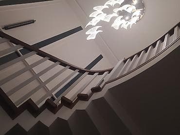 element 5: Деревянная лестница Для дома, Вид дерева: Орех, Форма лестницы: Винтовая, Стиль: Классический — 2