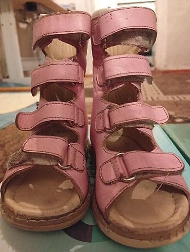 Детские ортопедические сандалии для девочки б/у - Цвет: розовый