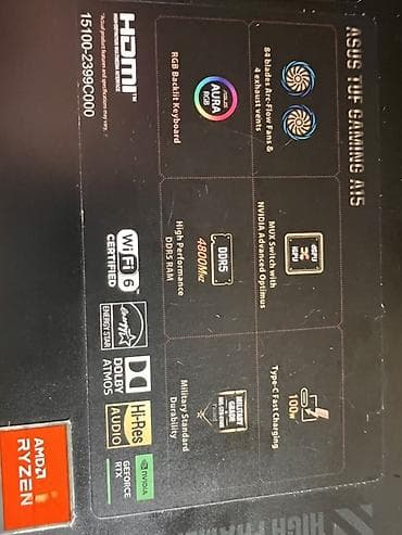 amd ryzen 5 2600 бишкек: Игровой ноутбук ASUS TUF Gaming A15 (FA507XI) Ключевые — 1
