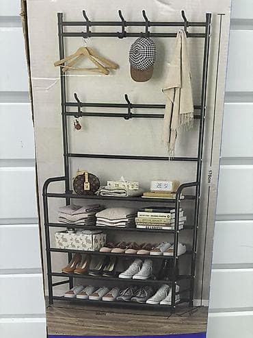 обувная полка с вешалкой: Полка для обуви, Новый, Железо, Самовывоз, Платная доставка — 2