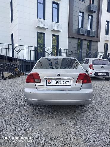 civic: Honda Civic: 2001 г., 1.7 л, Автомат, Бензин, Седан — 8