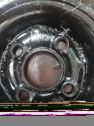 Железные Диски R 13 Volkswagen, 1 шт, отверстий - 4, Б/у