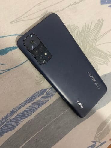 телефоны xiaomi redmi not 11: Redmi, Redmi Note 11, Колдонулган, 128 ГБ, түсү - Көк — 4