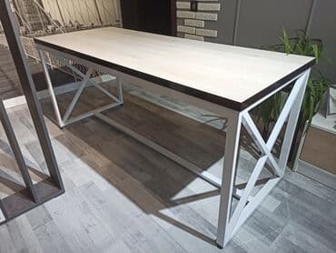 стол со стеклянной поверхностью: Продаю новый стол длина 1м 66 см ширина 66 см высота 75 см (стоят — 8