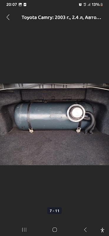 продажа авто бишкек: Toyota Camry: 2003 г., 2.4 л, Автомат, Газ, Седан — 6