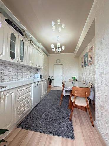 Квартиры: 3 комнаты, 118 м², Асанбай мкр Элитка, 8 этаж, Евроремонт — 4