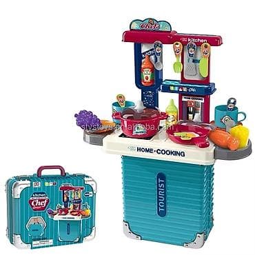 одежда для кухни: Детский игровой набор “Kitchen Chef – Home Cooking” в чемоданчике - — 1