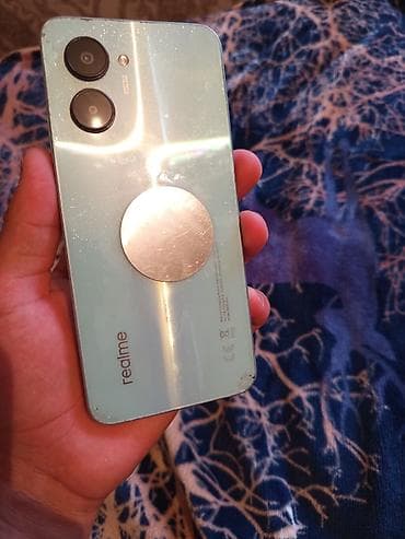 Realme C33, Б/у, 64 ГБ, цвет - Голубой — 3