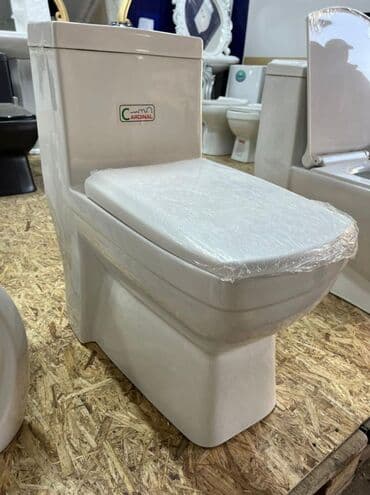 продаю бу унитаз: Унитаз Полго орнотуу, Жаңы, Материалы: Керамика — 4