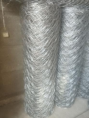 Сетка-рабица в рулонах - Материал: оцинкованная стальная проволока