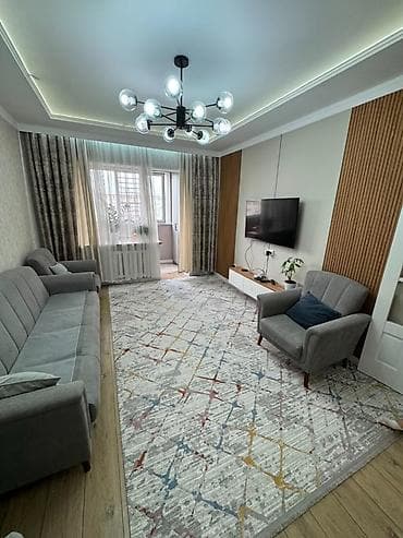 3 комнаты, 69 м², Улан мкр 106 серия, 9 этаж, Евроремонт