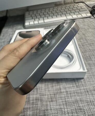 поко ф2 про: IPhone 15 Pro Max, Новый, 256 ГБ, Space Gray, Зарядное устройство, Защитное стекло, Чехол, 90 % — 5