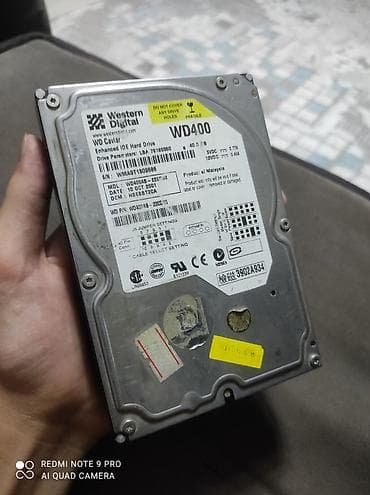 Жесткий диск Western Digital WD Caviar WD400 (IDE) - Тип: 3.5" HDD