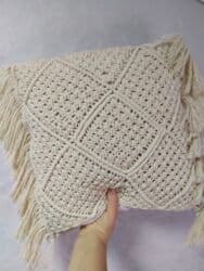 органайзер бишкек: Декоративные подушки макраме. Эксклюзивная ручная работа!!!Нить — 15