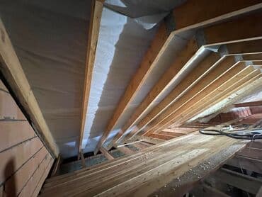 Шифер: Утепление пенополиуретаном для кровли. Этот материал образует плотный — 3