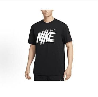 nike футболка: Мужская футболка, L, Nike, Новый, цвет - Черный, Самовывоз — 2