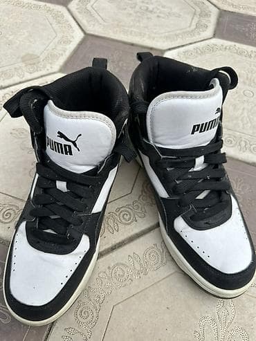 черные вельветовые брюки мужские: Мужские кроссовки, 38.5, Puma, Б/у, цвет - Черный, Самовывоз — 7