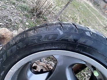 Диски: Колеса в сборе 245 / 45 / R 17, Зима, Б/у, Комплект, Легковые, Литые, отверстий - 4 — 2