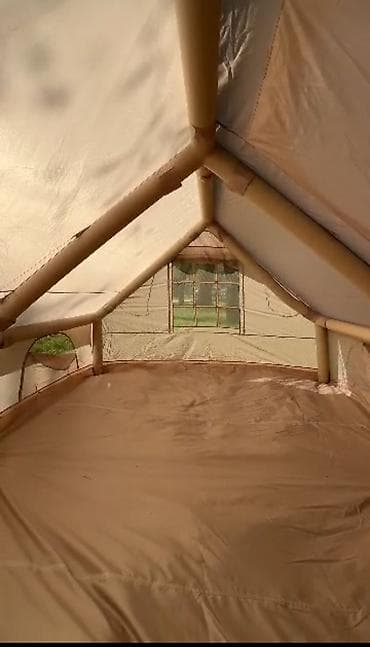 Спорт и отдых: Просторная кемпинговая палатка 3×4 м, высота 200 см - Формат — 3