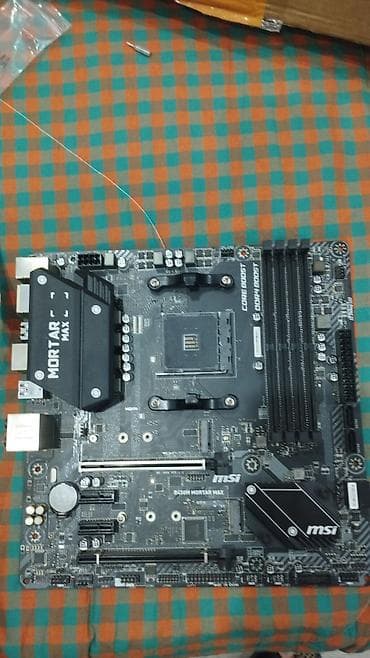 socket 1155: Материнская плата для ПК, Б/у, MSI, AM4, Micro-ATX — 1