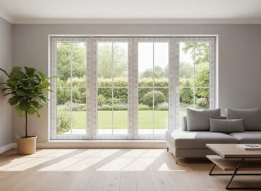 сушилка для белья на окно: Пластиковые окна ПВХ белого цвета с многокамерным профилем — 1