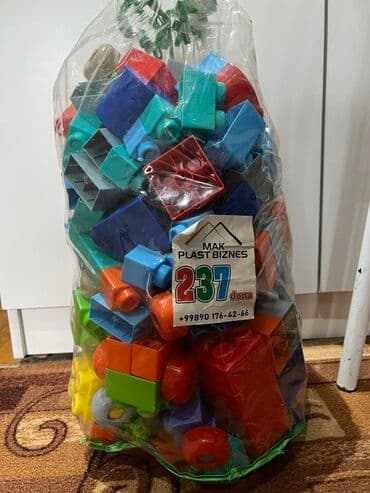 лего дом: Большой набор пластикового конструктора MAK PLAST BIZNES. - В — 2