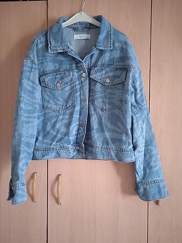 Джинсовая куртка, Свободная модель, Укороченная модель, M