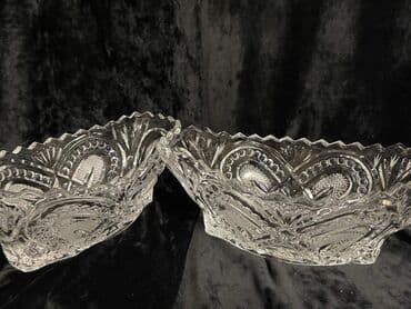 куплю посуды: Хрустальные вазы, салаьники, фрутовницы. Классика чешского хрусталя! — 6