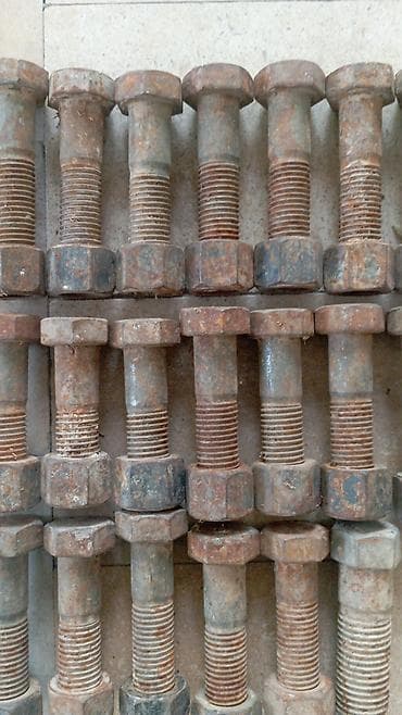 биндеры 16 листов для дома: Болты с шестигранной головкой с гайками (комплект). - Тип: мощные — 1