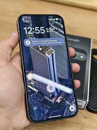 pixel 6 256: Google Pixel 9, Б/у, 128 ГБ, цвет - Черный, 1 SIM, eSIM — 2
