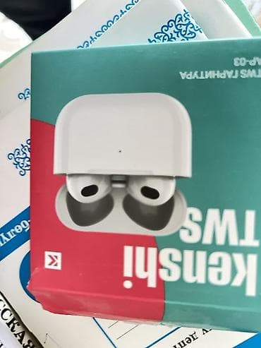airpods pro 2: Беспроводные наушники KenShi TWS (модель указана на коробке как TWS — 1
