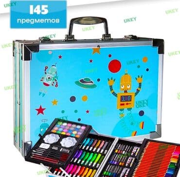 детский доска для рисования: АКЦИЯ‼️ Набор для рисования из 145 деталей нужных для развития вашего — 3