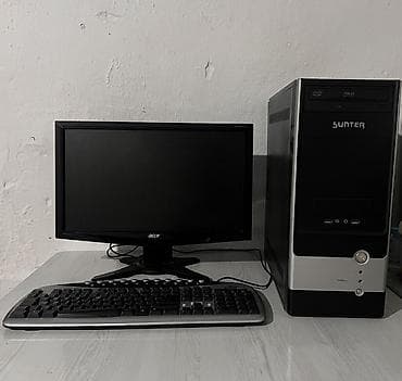 core i3: Компьютерный комплект: системный блок Sunter + монитор Acer + — 1
