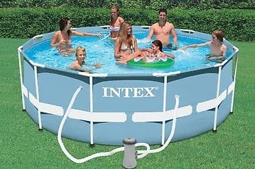 Каркасный бассейн Intex Prism Frame 366x122 см + фильтр-насос 3785