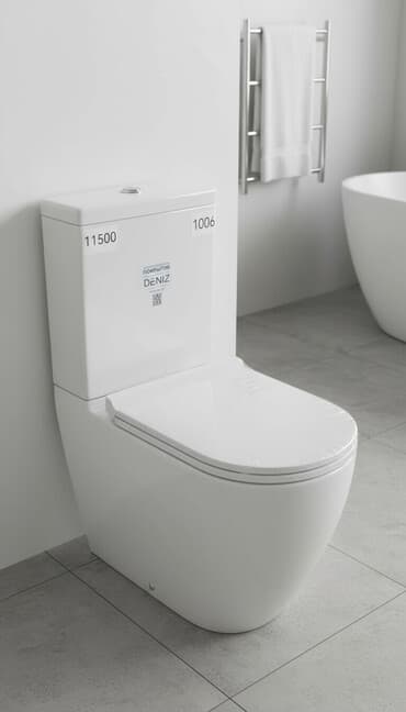 бишкек унитазы сантехника: Унитаз Полго орнотуу, Материалы: Фаянс — 1