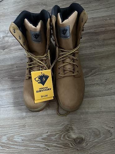 Ботинки: Мужские рабочие ботинки Herman Survivors - Размер: 9.5 W (широкая — 1