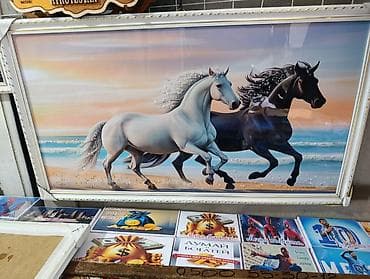 study lamp: Трендовые настенные картины в рамах.размер 40х75см - Сюжеты на выбор — 3