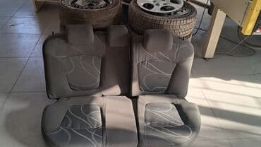 вязаные костюмы на девочек: Заднее сиденье, Ткань, текстиль, Chevrolet Cobalt 2017 г., Б/у, Оригинал — 6