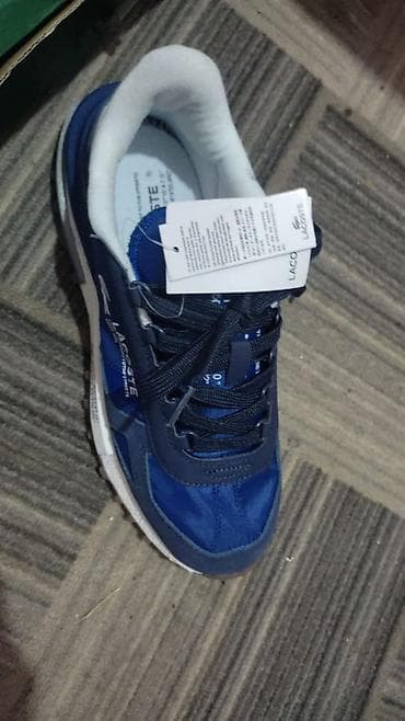 Личные вещи: Мужские кроссовки, 42, Lacoste, Новый, цвет - Синий, Платная доставка — 3