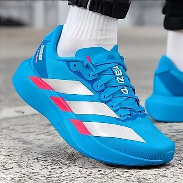 Мужские кроссовки, 43, Adidas, Новый, цвет - Голубой, Самовывоз, Бесплатная доставка, Платная доставка
