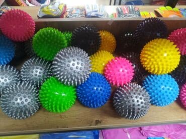 купить спортивный валик для спины: Массажные мячи с шипами для упражнений — 1