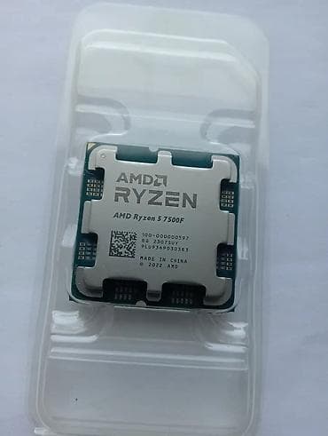 ryzen 5 7500f цена: Процессор, Новый, AMD Ryzen 5, 6 ядер, Для ПК — 1