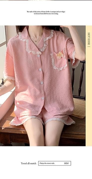 штапель: Пижама, Штапель, Китай, S, L, XL — 3