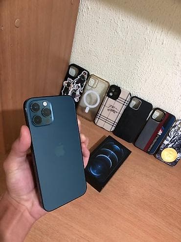 IPhone 12 Pro, Жаңы, 256 ГБ, Pacific Blue, Куту, 78 %