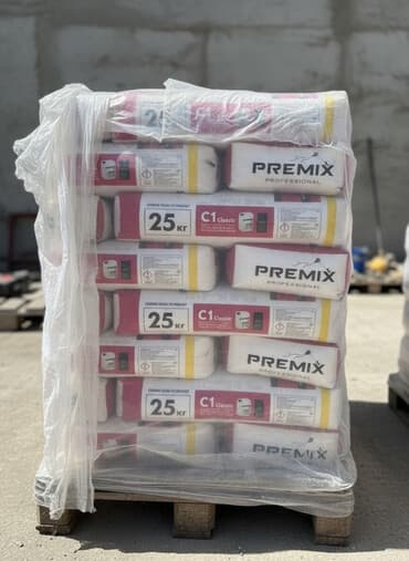 мешках: Клей для плитки Premix Professional C1 Classic – это сухая смесь — 1