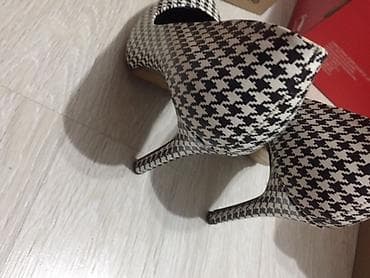 foot patch: Туфли-лодочки YDAJERO в классическом принте «гусиная лапка». - Цвет — 4